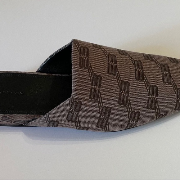 Balenciaga Cosy Logo-jacquard Canvas Mules - Picture 2 of 6